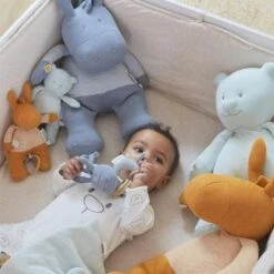 Doudou Peluche Musicale Coton Bio Paco Ocre Noukie's® - Bébé Bio -Jouets De Confort En Peluche Boutique doudou peluche musicale coton bio paco ocre noukie s bebe bio 3