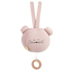 LÄSSIG Doudou Peluche Musicale Tricotée Little Chums Souris Lässig® Coton Bio Gots - Doudous Et Hochets Bio -Jouets De Confort En Peluche Boutique doudou peluche musicale tricotee little chums souris laessig coton bio gots doudous et hochets bio 3