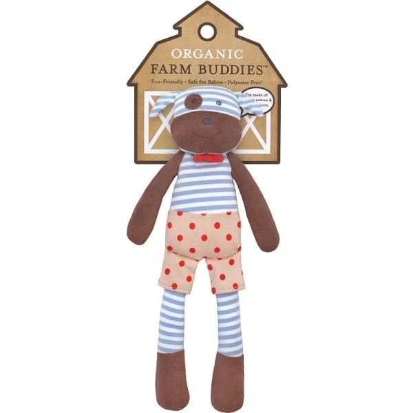 Doudou Peluche Organic Farm Buddies™ Chien Boxer 36cm- Doudou Bio Apple Park™ 2 Doudou Peluche Organic Farm Buddies™ Chien Boxer 36cm- Doudou Bio Apple Park™ – Image 2