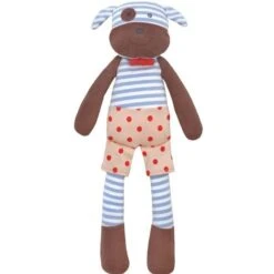 Doudou Peluche Organic Farm Buddies™ Chien Boxer 36cm- Doudou Bio Apple Park™