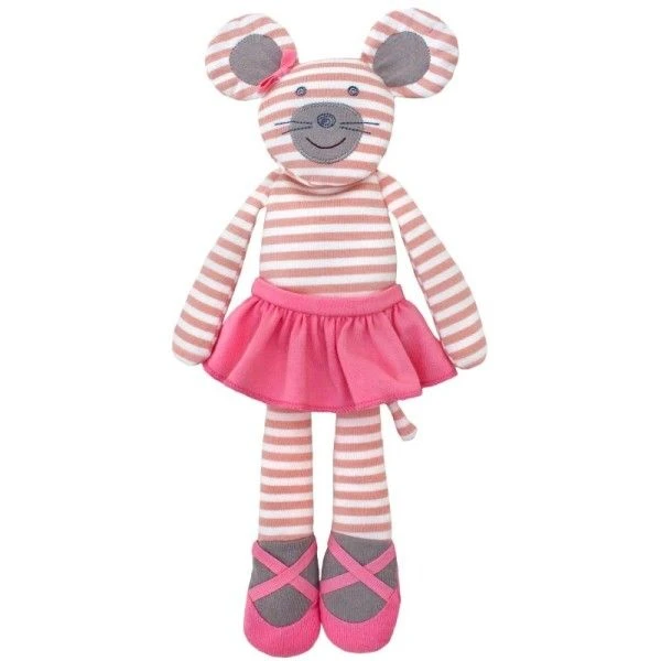 Doudou Peluche Organic Farm Buddies™ Souris Ballerine 35cm - Doudou Bio 1 Doudou Peluche Organic Farm Buddies™ Souris Ballerine 35cm - Doudou Bio