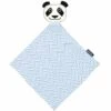 Doudou Plat 28cm Coton Bio Panda Coq En Pâte® - Doudou Coton Bio