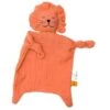 Doudou Plat à Nœuds Coton Bio Lion APunt Barcelona®- Doudou Bébé Bio