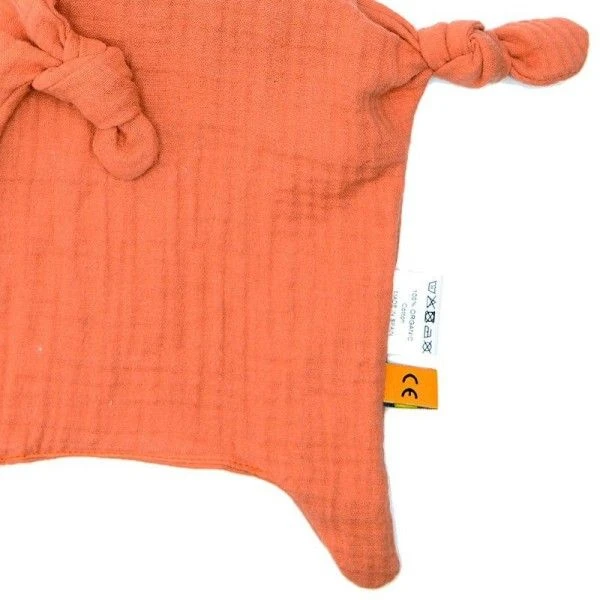 Doudou Plat à Nœuds Coton Bio Lion APunt Barcelona®- Doudou Bébé Bio 3 Doudou Plat à Nœuds Coton Bio Lion APunt Barcelona®- Doudou Bébé Bio – Image 3