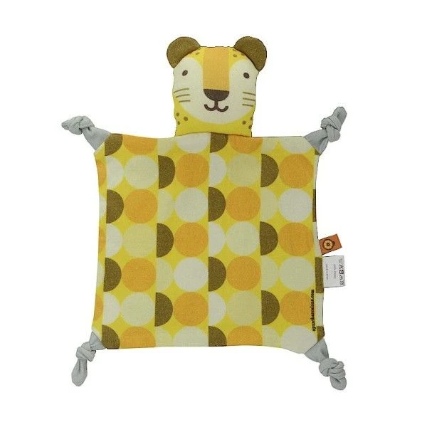 Doudou Plat à Nœuds Coton Naturel Oeko Tex Léopard APunt Barcelona®- Doudou Bébé 2 Doudou Plat à Nœuds Coton Naturel Oeko Tex Léopard APunt Barcelona®- Doudou Bébé – Image 2
