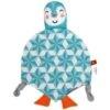 Doudou Plat à Nœuds Coton Naturel Oeko Tex Pingouin APunt Barcelona® - Doudou Bébé