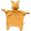 Doudou Plat à Nœuds Lange Coton Bio Renard APunt Barcelona®- Doudou Bébé Bio