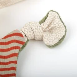 Doudou Plat à Nœuds Lapin Bio Serie Green Sigikid® 28 Cm - Doudou Plat Coton Naturel -Jouets De Confort En Peluche Boutique doudou plat a noeuds lapin bio green sigikid coton naturel 5