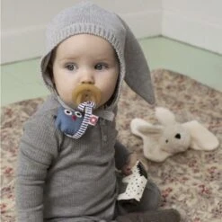 Doudou Plat Anika Lapin Écru Coton Bio Franck & Fischer® - Doudou Plat Coton Bio -Jouets De Confort En Peluche Boutique doudou plat anika lapin ecru coton bio franck fischer peluche coton bio 2