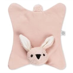Doudou Plat Anika Lapin Rose Coton Bio Franck & Fischer® - Doudou Plat Coton Bio
