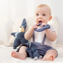 Doudou Plat Bébé Hoppa® Lutin Sisco Gris 24cm Coton Bio - Doudou Bébé -Jouets De Confort En Peluche Boutique doudou plat bebe hoppa lutin sisco gris 24cm coton bio doudou bebe 2