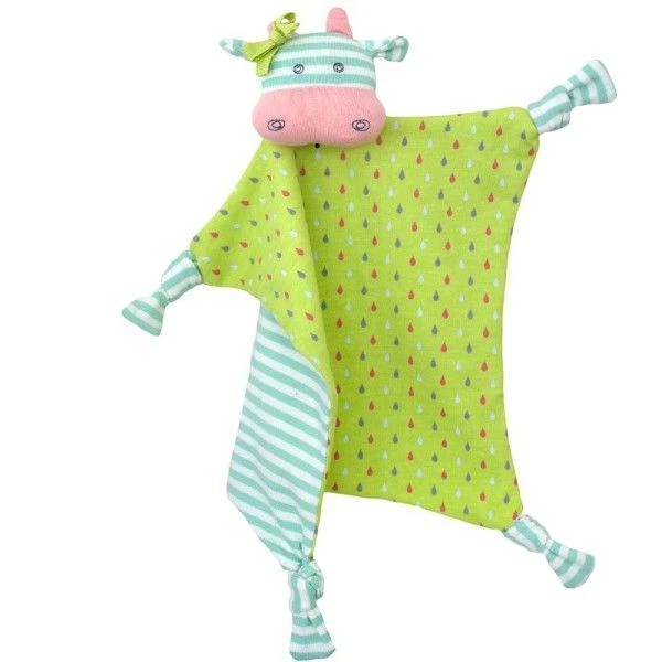 Doudou Plat Bio Apple Park™ Vache Bella 30cm - Organic Farm Buddies™ 2 Doudou Plat Bio Apple Park™ Vache Bella 30cm - Organic Farm Buddies™ – Image 2