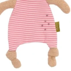 Doudou Plat Bio Sigikid® Lapin Beige Marinière Rose Écolo Green 27 Cm - Doudou Bio -Jouets De Confort En Peluche Boutique doudou plat bio sigikid lapin beige mariniere rose ecolo green 27 cm doudou bio 2
