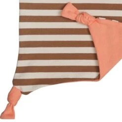 Doudou Plat Carré Hochet Apple Park™ Castor Biber Coton Bio 30 Cm- Organic Farm Buddies™ -Jouets De Confort En Peluche Boutique doudou plat carre hochet apple park castor coton bio 2