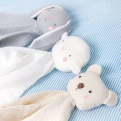 Doudou Plat Carré Lange Mousseline De Coton Bio Lapin Albetta® 35cm - Lange Doudou -Jouets De Confort En Peluche Boutique doudou plat carre lange mousseline de coton bio lapin albetta lange doudou 2
