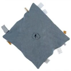 Doudou Plat Carré Mouchoir Coton Bio Âne Paco Bleu Noukie's® - Bébé Bio -Jouets De Confort En Peluche Boutique doudou plat carre mouchoir coton bio ane paco bleu noukie s bebe bio 2