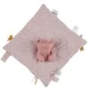 Doudou Plat Carré Mouchoir Coton Bio Lola Rose Noukie's® - Bébé Bio