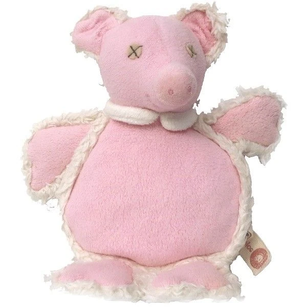 Doudou Plat Charlie Bears Cochon Pina - Doudou Coton Bio Oeko Tex 2 Doudou Plat Charlie Bears Cochon Pina - Doudou Coton Bio Oeko Tex – Image 2