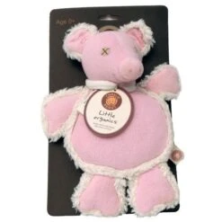 Doudou Plat Charlie Bears Cochon Pina - Doudou Coton Bio Oeko Tex