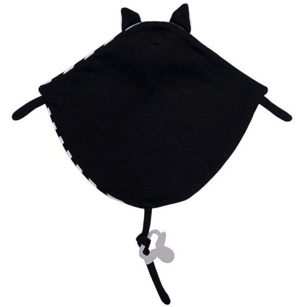 Doudou Bio Plat Chat Noir Et Blanc Wooly Organic® Coton Bio 35 Cm - Doudou Bio GOTS 3 Doudou Bio Plat Chat Noir Et Blanc Wooly Organic® Coton Bio 35 Cm - Doudou Bio GOTS – Image 3