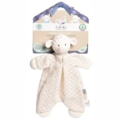 Doudou Plat Coton Bio & Caoutchouc Naturel Bahbah L'agneau Tikiri® - Jouet Bio -Jouets De Confort En Peluche Boutique doudou plat coton bio caoutchouc naturel bahbah l agneau tikiri jouet bio 2