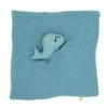 Doudou Plat Lange Coton Bio Baleine APunt Barcelona® 30cm- Doudou Bébé Bio