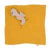 Doudou Plat Lange Coton Bio Hippocampe APunt Barcelona® 30cm - Doudou Bébé Bio