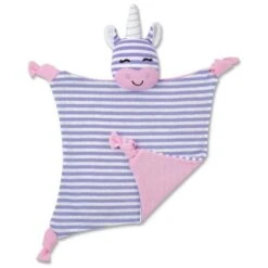 Doudou Plat Licorne Cupcake 30 Cm Apple Park™ -Jouets Coton Bio