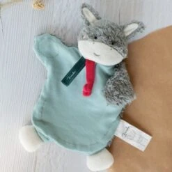 Doudou Plat Marionnette Ane 25 Cm Maïlou Tradition® Coton Bio - Doudou Bio Fait En France -Jouets De Confort En Peluche Boutique doudou plat marionnette ane 25 cm mailou tradition coton bio doudou bio fait en france 4
