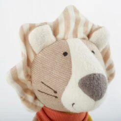 Doudou Plat Nœud Peluche Lion 32cm Green Sigikid® - Peluche Bio -Jouets De Confort En Peluche Boutique doudou plat noeud peluche lion 32cm green sigikid peluche bio 3