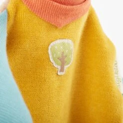 Doudou Plat Nœud Peluche Lion 32cm Green Sigikid® - Peluche Bio -Jouets De Confort En Peluche Boutique doudou plat noeud peluche lion 32cm green sigikid peluche bio 4