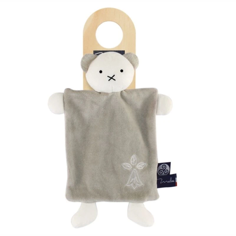 Doudou Plat Ours 30 Cm Avec Doudou Terres De Légendes Maïlou Tradition® Coton Bio - Doudou Bio Fait En France 2 Doudou Plat Ours 30 Cm Avec Doudou Terres De Légendes Maïlou Tradition® Coton Bio - Doudou Bio Fait En France – Image 2