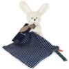 Doudou Plat & Pantin Lapin Peluche Maïlou Tradition® Coton Bio - Doudou Bio Français