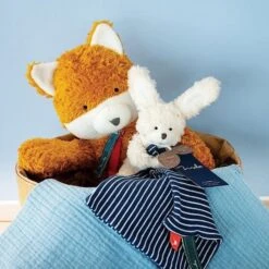 Doudou Plat & Pantin Lapin Peluche Maïlou Tradition® Coton Bio - Doudou Bio Français -Jouets De Confort En Peluche Boutique doudou plat pantin lapin peluche mailou tradition coton bio doudou bio francais 3