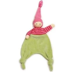 Doudou Plat Poupon & Nœuds Nanchen® Natur Velour & Jersey Coton Bio Roses - Doudou Bio -Jouets De Confort En Peluche Boutique doudou plat poupon noeuds nanchen natur velour jersey coton bio turquoise doudou bio 2