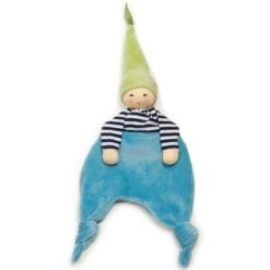 Doudou Plat Poupon & Nœuds Nanchen® Natur Velours Jersey Coton Bioturquoise - Doudou Bio -Jouets De Confort En Peluche Boutique doudou plat poupon noeuds nanchen natur velour jersey coton bio turquoise doudou bio 6