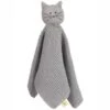 LÄSSIG Doudou Plat Tricoté Little Chums Chat Lässig® 28cm Coton Bio Gots - Doudous Et Hochets Bio