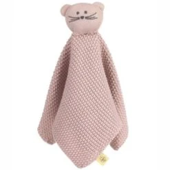 LÄSSIG Doudou Plat Tricoté Little Chums Souris Lässig® 28cm Coton Bio Gots - Doudous Et Hochets Bio