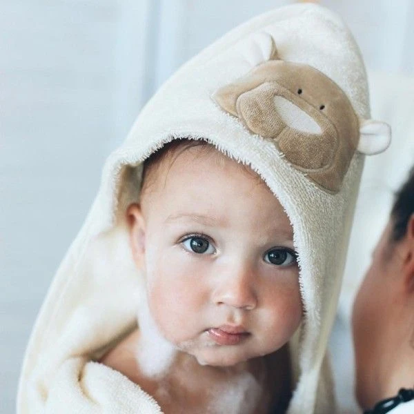 Drap De Bain Bébé Bio Cape Avec Capuche Ourson Wooly Organic® Coton Bio - Serviette Bio GOTS 4 Drap De Bain Bébé Bio Cape Avec Capuche Ourson Wooly Organic® Coton Bio - Serviette Bio GOTS – Image 4