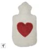 Efie® Bouillotte Épeautre Broderie Cœur 32 Cm- Bouillotte Efie