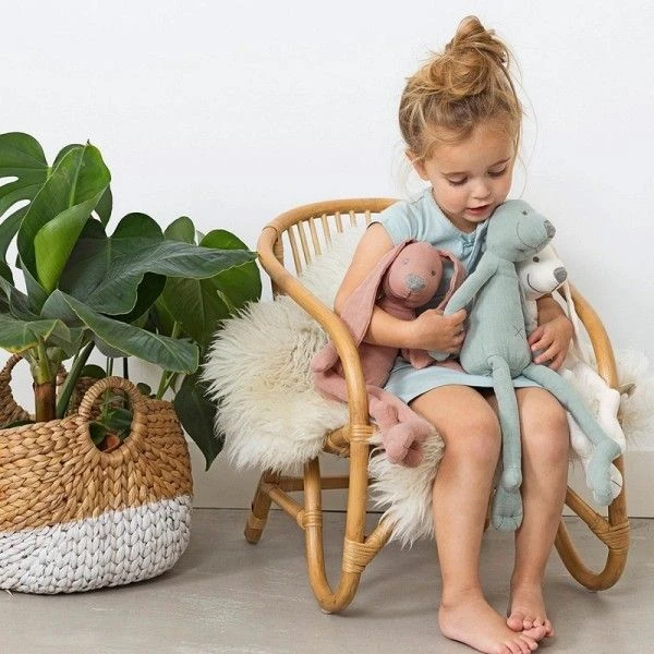 Grand Doudou Lapin Richie Bleu Lagon En Lin 41 Cm Happy Horse - Doudou Pour Bébé 2 Grand Doudou Lapin Richie Bleu Lagon En Lin 41 Cm Happy Horse - Doudou Pour Bébé – Image 2