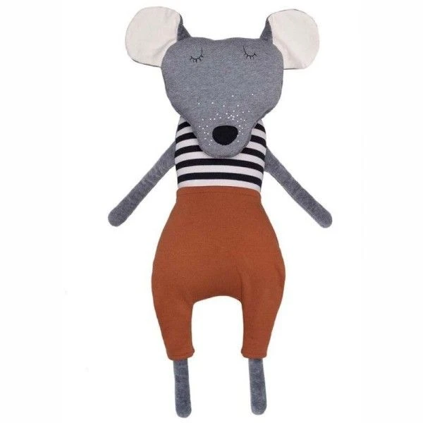 Grande Peluche Doudou Bio Souris Wooly Organic® Coton Bio 70 Cm - Doudou Bio GOTS 1 Grande Peluche Doudou Bio Souris Wooly Organic® Coton Bio 70 Cm - Doudou Bio GOTS
