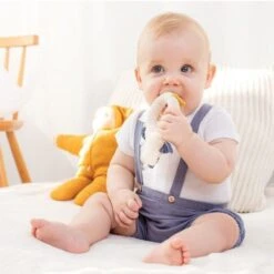 Hochet Au Crochet Coton Hoppa® Champignon - Hochets Bébé -Jouets De Confort En Peluche Boutique hochet au crochet coton hoppa champignon hochets bebe 3