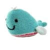 Hochet Baleine Turquoise Organic 15cm Pebble® Maille Crochet Coton Bio - Hochet Bébé Bio