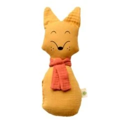 Hochet Coton Bio Renard APunt Barcelona®- Hochets Bébé Bio