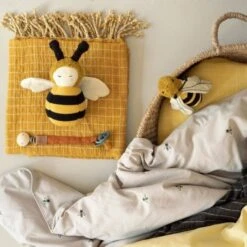 Jouets Bébé Culbuto Abeille Fabelab® 18 Cm Coton Bio GOTS- Jouet Bio Scandinave -Jouets De Confort En Peluche Boutique jouets bebe culbuto abeille fabelab 18 cm coton bio gots jouet bio scandinave 2