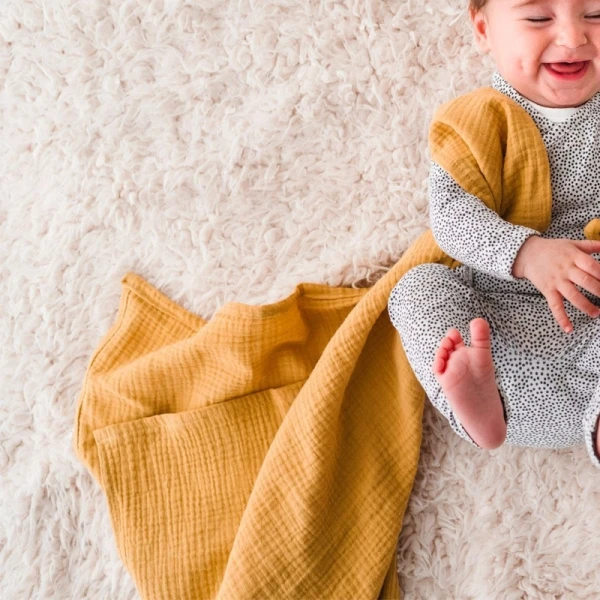 Lange Bébé Coton Bio CurryaPunt Barcelona® - Lange Coton Bio 2 Lange Bébé Coton Bio CurryaPunt Barcelona® - Lange Coton Bio – Image 2