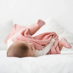 Lange Rose Coton Bio APunt Barcelona®- Lange Coton Bio -Jouets De Confort En Peluche Boutique lange rose coton bio apunt barcelona lange coton bio 2