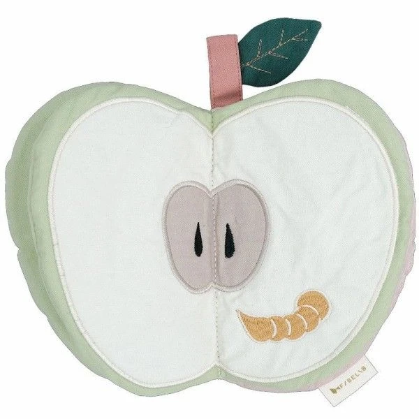 Livre Bébé En Tissu Pomme Verte Fabelab® Coton Bio GOTS- Jouet Bio Scandinave 3 Livre Bébé En Tissu Pomme Verte Fabelab® Coton Bio GOTS- Jouet Bio Scandinave – Image 3