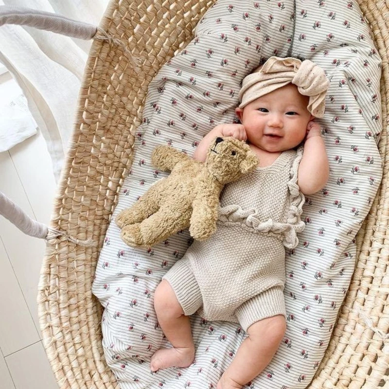 Ours Peluche Beige Coton Bio 22 Cm Senger® - Doudou Bio Naturel Senger 2 Ours Peluche Beige Coton Bio 22 Cm Senger® - Doudou Bio Naturel Senger – Image 2